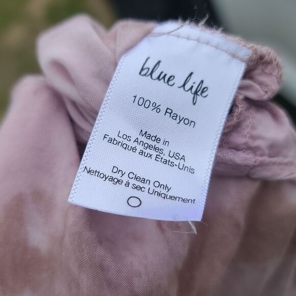 Blue life Dusty Rose tye-dye Romper - Picture 6 of 6